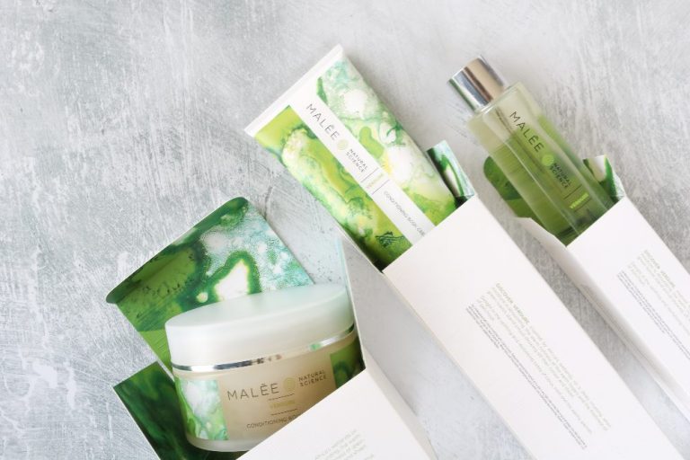 Group shot Malée Natural Science Verdure Body Scrub, Oil and Crème