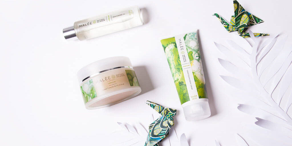 Oil-Cream-Scrub (1) Malée Natural Science - Body scrub, moisturising oil and hand cream