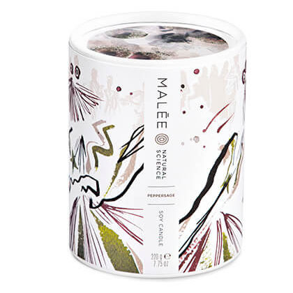 Malée Natural Science - Limited Edition Peppersage Soybean Candle