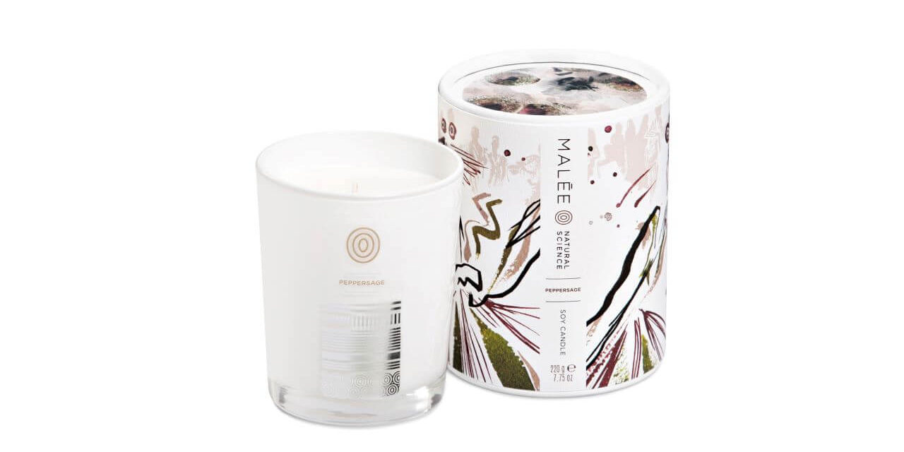 Malée Natural Science - Limited Edition Peppersage Soybean Candle