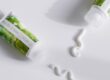 Best Hand Cream For Very Dry Skin Malee Natural Science On a pale grey background 2 x 75ml Verdure Nourishing Cream laid side by side a snake line has been drawn with cream in front of each tube.